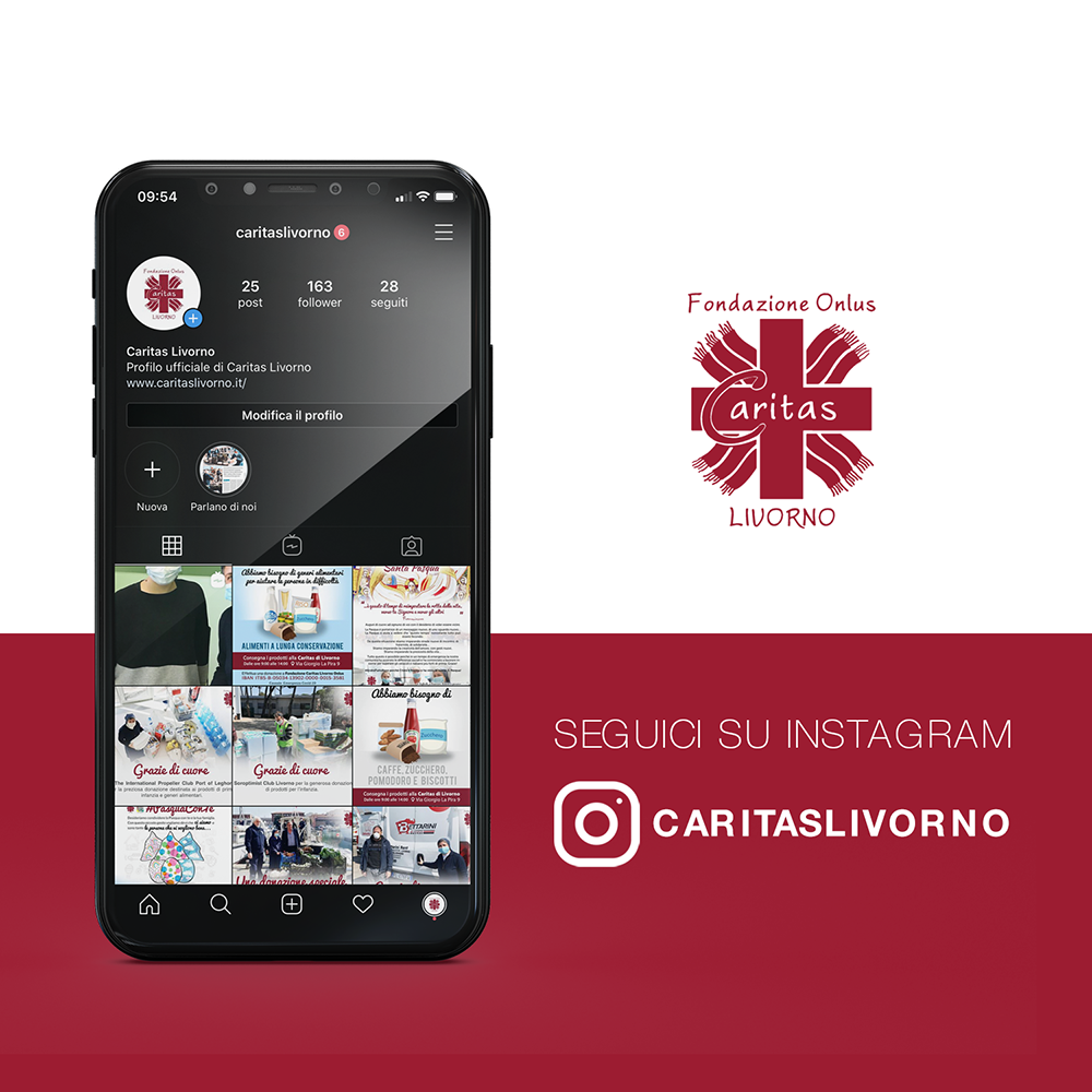 Instagram Caritas Livorno