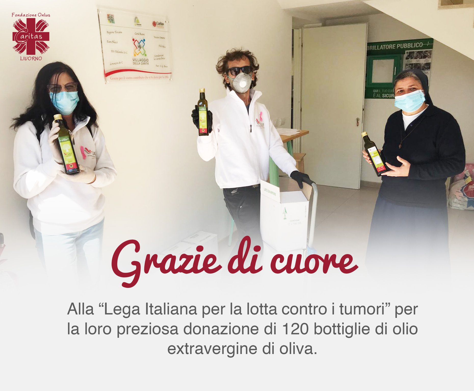 Grazie di cuore alla “Lega italiana per la lotta contro i tumori”