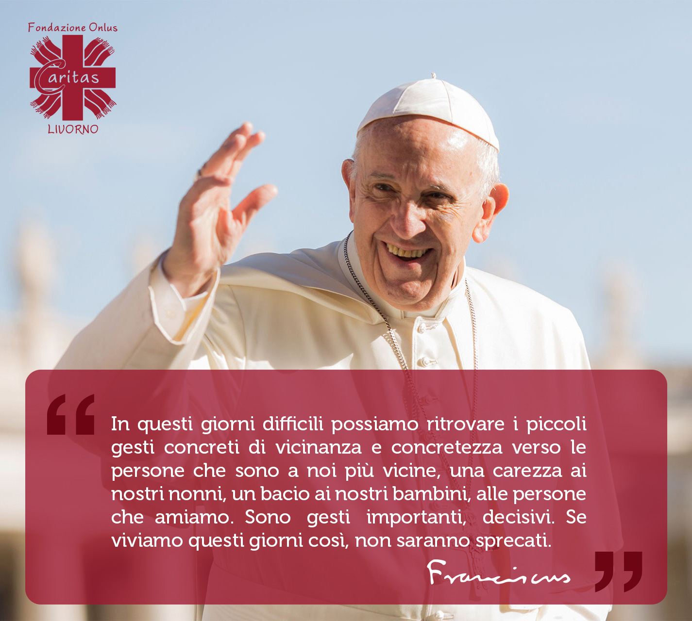 Papa Francesco pensiero sull’emergenza COVID-19
